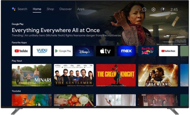 JVC 55" 4K QLED Google TV | 55VGQ7400