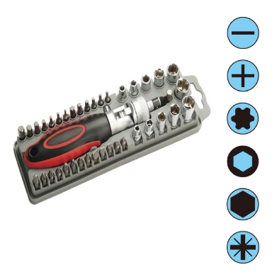 Ratchet Screwdriver Set 40-pcs | Pro'sKit SD-2309