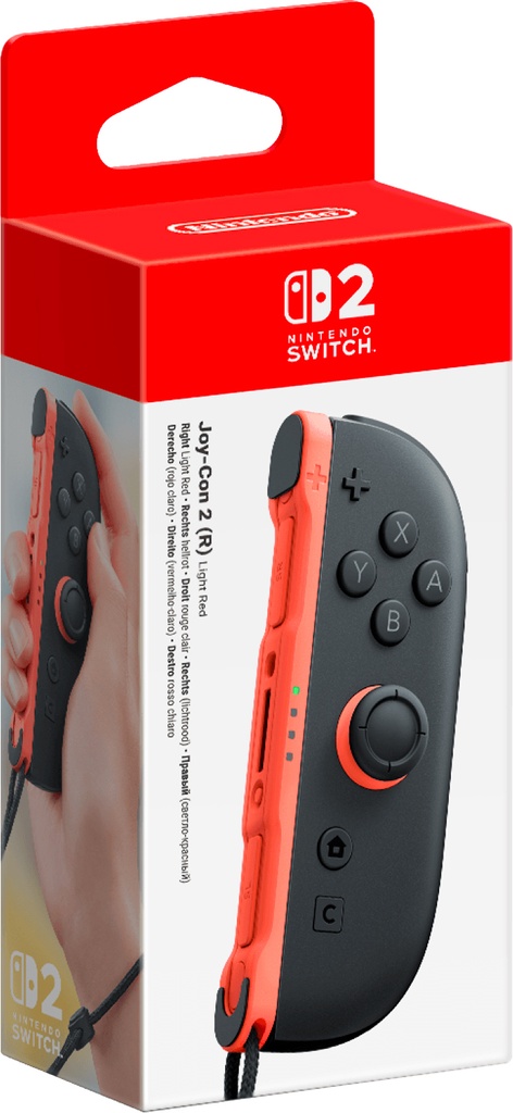 Joy-Con Controller Light Red (Right) | Nintendo Switch 2 