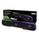 USB Soundbar with LED Rainbow Lighting | Esperanza Apala