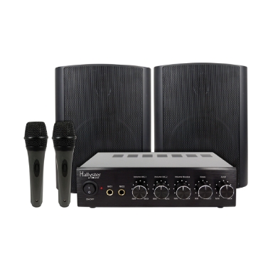 Karaoke Sound System | Hallyster Amplifier + Speakers + Microphones