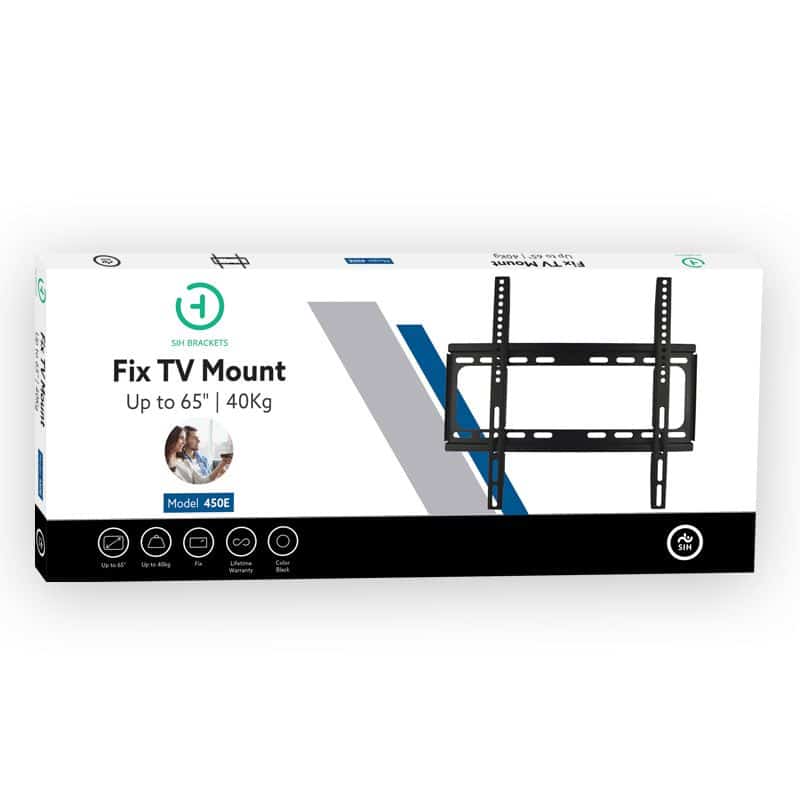 Model 450E Fixed TV Bracket Up to 65" | 40Kg