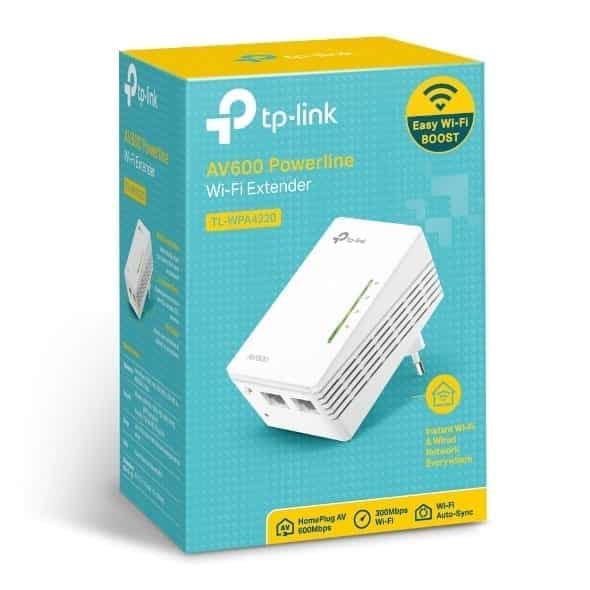 TP-LINK 300Mbps AV600 Wi-Fi Powerline Extender TL-WPA4220