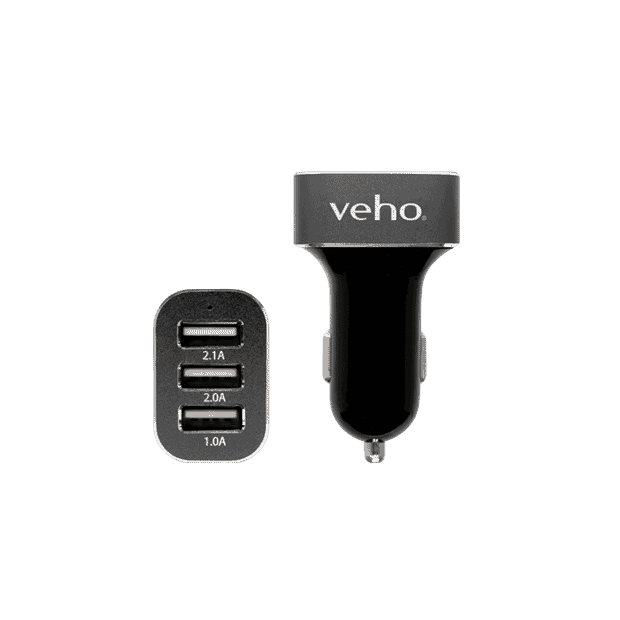 Veho Triple USB Car Charger | 5V 5.1A