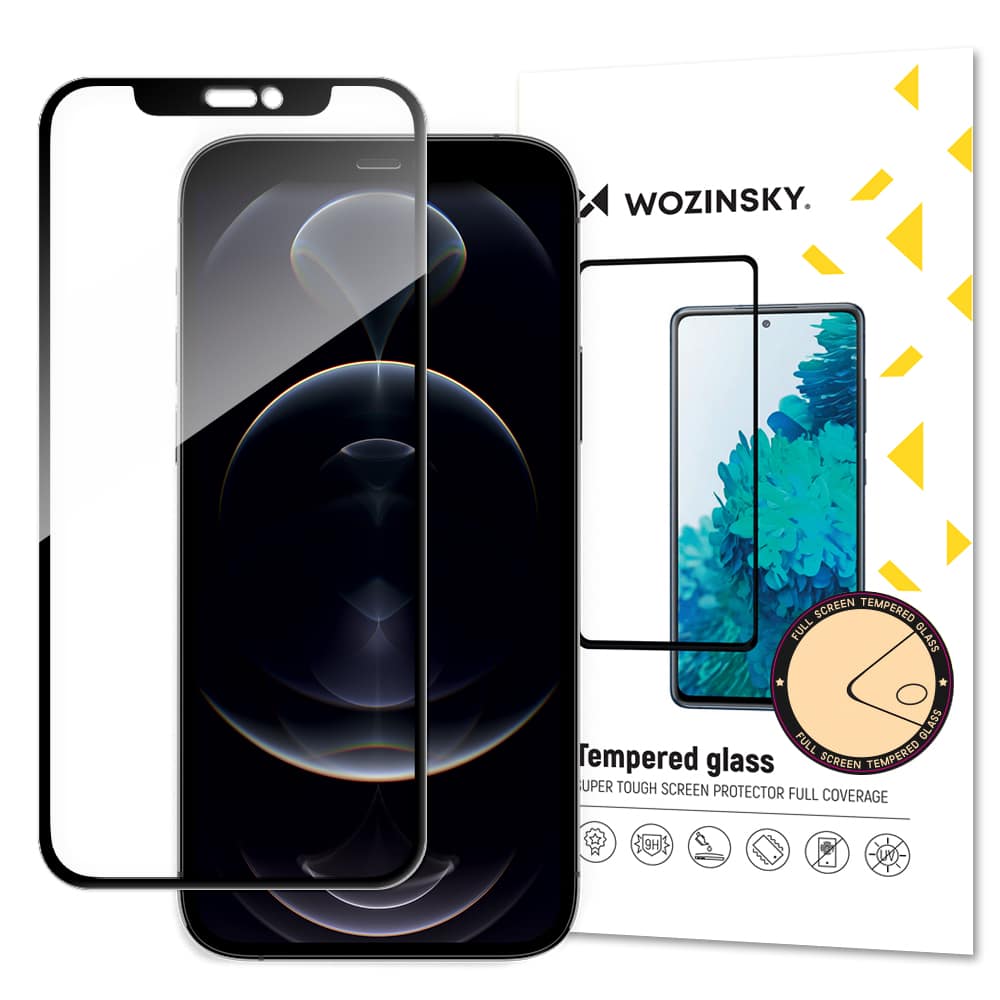 Wozinsky Full Glue Tempered Glass Screen Protector | Apple iPhone 14 Pro Max / 13 Pro Max