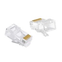 RJ45 UTP CAT6 Plug | 50µ Gold-Plated