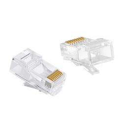 RJ45 UTP CAT6 Plug | 50µ Gold-Plated