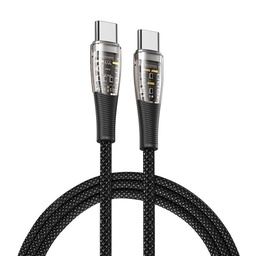 Duzzona USB-C to USB-C Cable | 60W Transparent