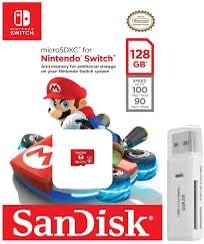 SanDisk 128GB MicroSD XC Card | Nintendo 
