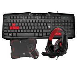 Techmade Gaming Kit 2 Keyboard-Mouse-Headphones-Pad