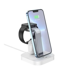 Induction charger HOCO 3in1 Graceful CW43 white