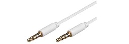 3.5mm 4-Pole Audio Cable | DOUBLE AUX Headphone Mic 0.6m