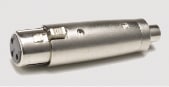 XLR Microphone adapter from 3 pole socket to rca socket (1 Piece)