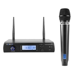 WM62 Kit uhf 16-channel radio microphone 863,00mhz + 865,00mhz