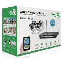 Homeguard Wireless HD Security System 4 Channel Network Video Recoder & 960P HD CCTV Cameras