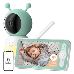 Electronic Rotating Nanny Camera with Monitor | Boifun 6T