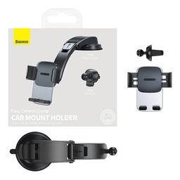 Car Holder with Easy Control Clamp | Baseus (Black)