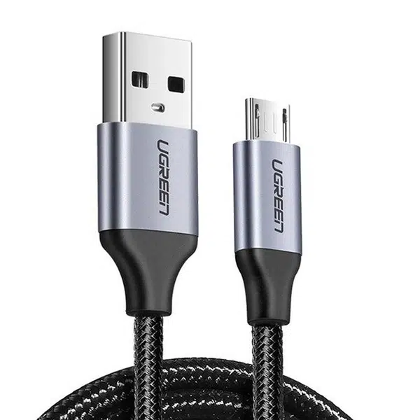 Ugreen US290 60146 USB-A / micro USB 2.4A cable 1,2m - gray