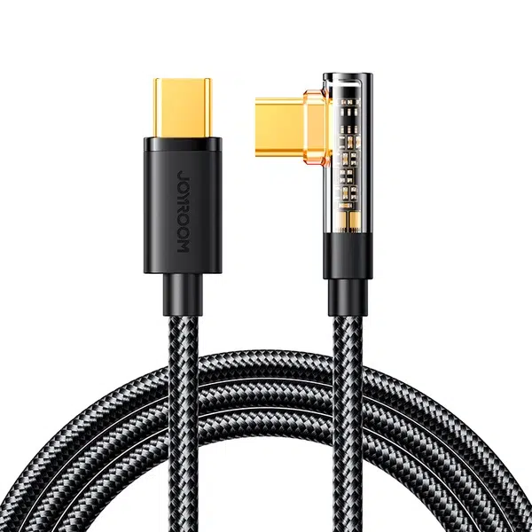 Joyroom Gaming Cable | USB-C (Angled)–USB-C (Straight) 1.2 m