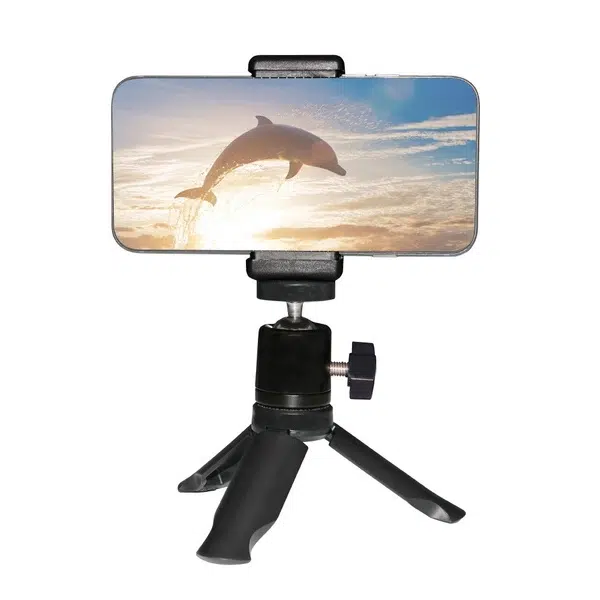 Tripod Stand Action Camera Ball - black