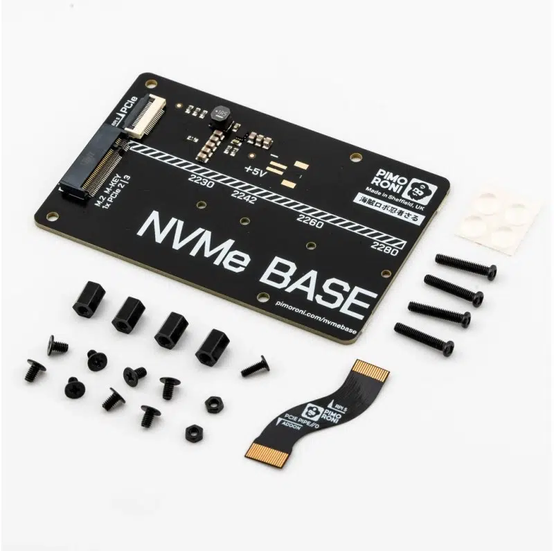 NVMe base for Raspberry Pi 5