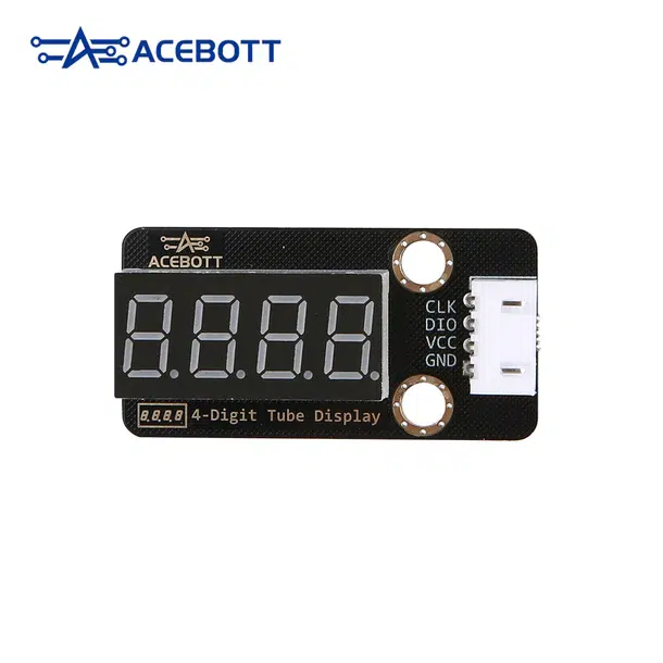 ACEBOTT 0.36inch 4-Digit Tube Display Module Red LED DisplayEasy-Plug