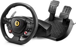 Thrustmaster T80 Ferrari 488 GTB Edition Gaming Steering Wheel + Pedals