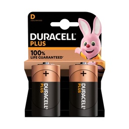 D Alkaline Battery | Duracell Plus 1.5V