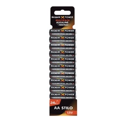 LR06 - Rexer Style AA Alkaline Battery (Film Pack 24pz)