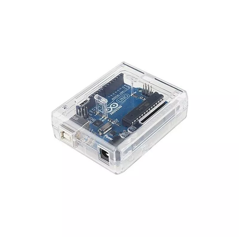 Transparent acrylic case for Arduino UNO Rev3