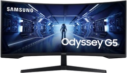 Samsung 34″ Odyssey G55T UWQHD 165Hz Curved Gaming Monitor