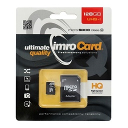 IMRO 128GB microSDXC Memory Card – Class 10 UHS-I 100MB/s + SD Adapter