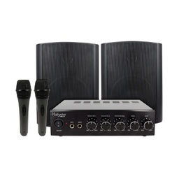 Karaoke Sound System | Hallyster Amplifier + Speakers + Microphones