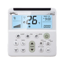 Air Conditioner Remote Control with Backlit Display | Universal Air Wall