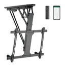 HeyMotoTv 3280 - Universal Motorized Ceiling Support With App for Flat-tv 32"-80" - 35 Kg - Maximum Inclination of 75°
