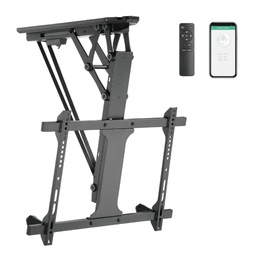 HeyMotoTv 3280 - Universal Motorized Ceiling Support With App for Flat-tv 32"-80" - 35 Kg - Maximum Inclination of 75°