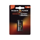 9V Alkaline Battery 6LF22 Rexer (Blister 1pc)
