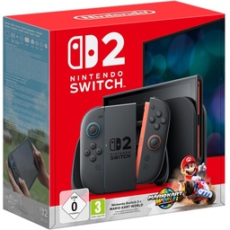 Nintendo Switch 2 Console Black + Mario Kart World Bundle