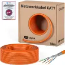 Cat 7 Ethernet Cable | AWG23 50m Orange