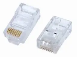 RJ45 UTP CAT6 Plugs | TapeCom Gold-Plated