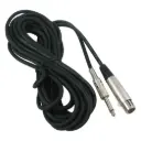 Professional Microphone Cable | 6.3 mm Mono to XLR 5 m