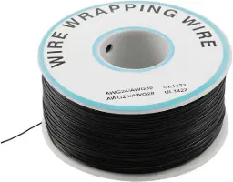 0.5mm Copper Wire OK Line 30AWG 190m Black
