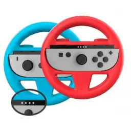 Dual Steering Wheel Set | BigBen Joy-Con Switch 2 Red/Blue
