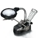 Desktop LED Light | Reading & Inspection Magnifier with Clip
