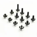 Tactile Push Button Switch Kit | 7 Values 70 pcs (6×6×4.3–10 mm)