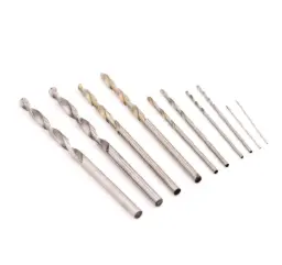 10-Piece Twist Drill Bit Kit | Precision Micro Drill Set (0.7,1,1.2,1.4,8)mm
