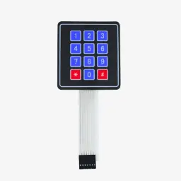 4x3 Membrane Switch Matrix Keypad