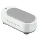 White USB Mini Ultrasonic Cleaner Machine for Jewelry & Glasses (With Battery)