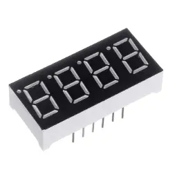 0.56″ Red 4-Digit | 7-Segment LED Clock Display Common Cathode 12pin