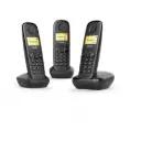 Cordless Telephone | Gigaset A170 Trio Black